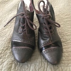 DOLLS silver shoes size 9M